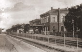 Dworzec w Chojnicach. Ok 1915 r.