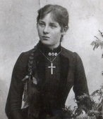 Zofia Łukowicz w latach młodości.