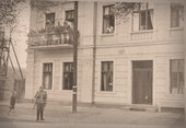 Niemieccy oficerowie zakwaterowani w hotelu Dworcowym.