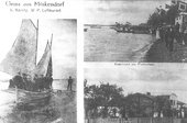 Święto floty 1912 r. W latach 1918 - 19 r. kupiec i restaurator Jan Gierszewski wypożyczał gościom żaglówki i łodzie wiosłowe, organizował zawody będąc jednym z współtwórców kolebki rozwoju polskiego żeglarstwa.