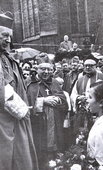 Ks. Kardynał Wyszyński podczas pobytu w Chojnicach w 1961 r. 
