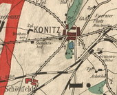 Tak do 1920 r. wyglądały mapy niemieckie.