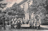 Członkowie loży masońskiej w Chojnicach. Ok. 1915 r.