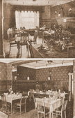 Sale restauracyjne w hotelu Raischof. Ok 1910 r.