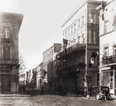Ulica Młyńska podczas okupacji.